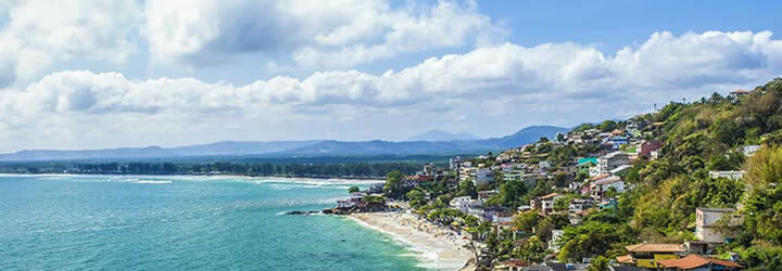 Vista Aérea Orla Barra de Guaratiba RJ